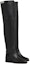Order (Women) HERMES Round Toe Flat Over-the-Knee Boots 'Black Calfskin' H232069Z-02