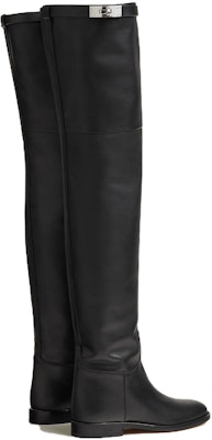 (Women) HERMES Round Toe Flat Over-the-Knee Boots 'Black Calfskin' H232069Z-02 Lookbook (Women) HERMES Round Toe Flat Over-the-Knee Boots 'Black Calfskin' H232069Z-02