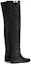 Lookbook (W) Bottes Plates Rondes au Genou HERMÈS ''Cuir de Veau Noir'' H232069Z-02