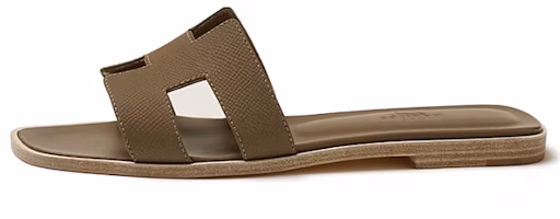 (Women) HERMES Round Toe Flat Slide 'Dark Brown' H202272Z-X3 (Women) HERMES Round Toe Flat Slide 'Dark Brown' H202272Z-X3