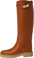 (Women) HERMES Round Toe High Boot 'Honey Brown Leather' H232066Z-A3 (Women) HERMES Round Toe High Boot 'Honey Brown Leather' H232066Z-A3
