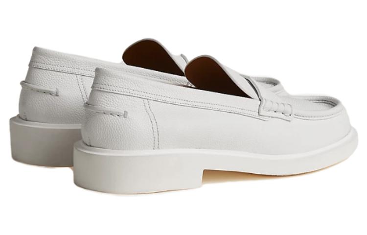 (W) HERMES Round Toe Loafer 'Blanc' 圖 4