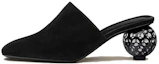 Buy (W) HERMES Rundzeh-Slip-On ''Schwarzer Cut-Out-Absatz'' H212001Z-02