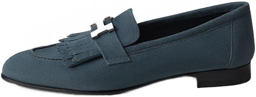 (Women) HERMES Round Toe Slip-On 'Sky Blue' H181071Z-Q8 (Women) HERMES Round Toe Slip-On 'Sky Blue' H181071Z-Q8