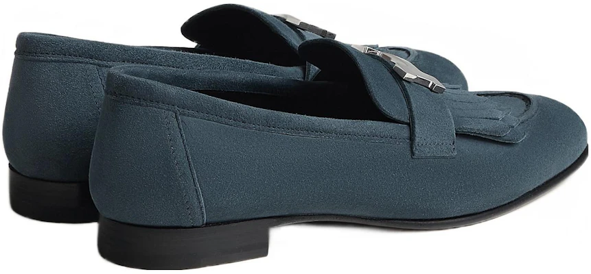 (W) HERMES Zapatos Sin Cordones Punta Redonda 'Azul Cielo' H181071Z-Q8 Shop (W) HERMES Zapatos Sin Cordones Punta Redonda 'Azul Cielo' H181071Z-Q8