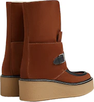 Order (W) Bottines à Enfiler à Bout Rond HERMÈS ''Marron'' H232029Z-20