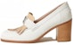 (Women) HERMES Round Toe Slip-On High Heels 'White' H221066Z-91