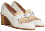 Lookbook (W) HERMES Kasut Tumit Tinggi Slip-On Hujung Bulat 'Putih' H221066Z-91