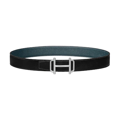 (Women) HERMES Royal Classic Black Leather Belt for Women, 3.2cm Wide, Stylish & Versatile. H075371CK05-H073967CAAD085