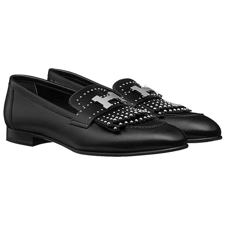 Lookbook (W) HERMES Mocassino ''Pelle di Vitello Nera'' H201087Z-02