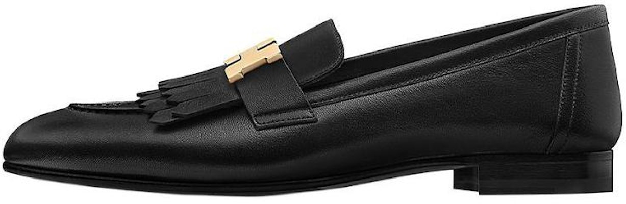 HERMES 愛馬仕 Royal Loafers 山羊皮 時尚樂福平底鞋 黑色 Buy HERMES 愛馬仕 Royal Loafers 山羊皮 時尚樂福平底鞋 黑色