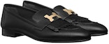 Lookbook HERMES 愛馬仕 Royal Loafers 山羊皮 時尚樂福平底鞋 黑色