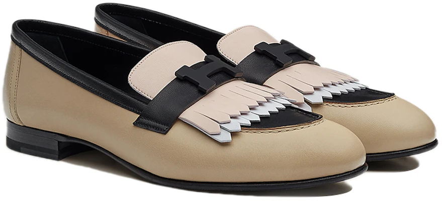 (W) HERMES Mocassino Royale ''Beige Grano Saraceno'' H221073Z-2F Lookbook (W) HERMES Mocassino Royale ''Beige Grano Saraceno'' H221073Z-2F
