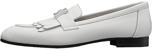 (Women) HERMES Royal Loafer 'Grey White Tassel' H181070Z-91 (Women) HERMES Royal Loafer 'Grey White Tassel' H181070Z-91