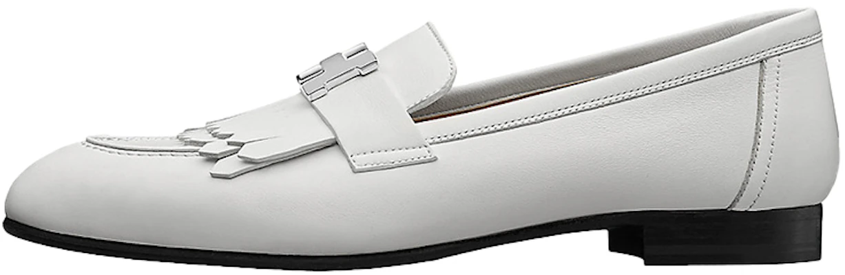 (W) Mocassin HERMÈS Royal ''Gris Blanc à Glands'' H181070Z-91 Buy (W) Mocassin HERMÈS Royal ''Gris Blanc à Glands'' H181070Z-91