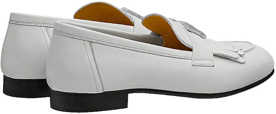(W) Mocassin HERMÈS Royal ''Gris Blanc à Glands'' H181070Z-91 Shop (W) Mocassin HERMÈS Royal ''Gris Blanc à Glands'' H181070Z-91