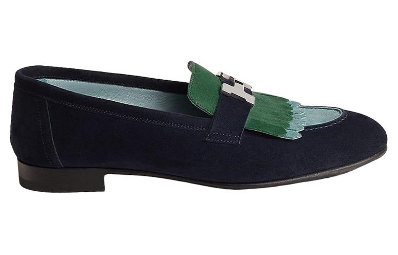 Order (W) HERMÈS Mocassin Royal ''Bleu Marine'' H181071Z-I2
