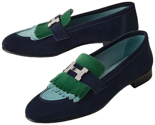 (W) HERMÈS Mocassin Royal ''Bleu Marine'' H181071Z-I2 Lookbook (W) HERMÈS Mocassin Royal ''Bleu Marine'' H181071Z-I2