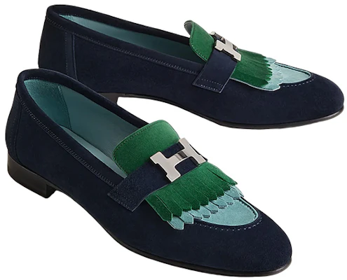 (W) HERMÈS Mocassin Royal ''Bleu Marine'' H181071Z-I2 Shop (W) HERMÈS Mocassin Royal ''Bleu Marine'' H181071Z-I2