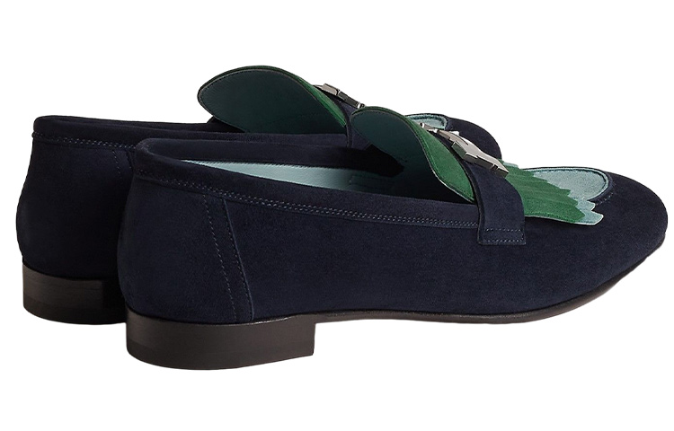 Purchase (W) HERMÈS Mocassin Royal ''Bleu Marine'' H181071Z-I2