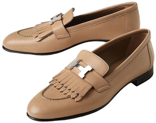 HERMES愛馬仕 Royal 皮革 低幫套腳 樂福鞋 女款 裸色 Lookbook HERMES愛馬仕 Royal 皮革 低幫套腳 樂福鞋 女款 裸色