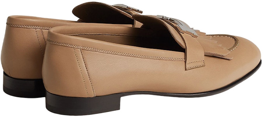 HERMES愛馬仕 Royal 皮革 低幫套腳 樂福鞋 女款 裸色 Purchase HERMES愛馬仕 Royal 皮革 低幫套腳 樂福鞋 女款 裸色