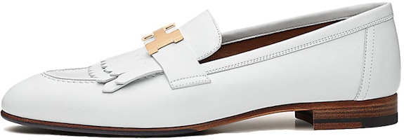 (Women) HERMES Royal Loafer 'Rose Gold Buckle White' H212214Z-90 (Women) HERMES Royal Loafer 'Rose Gold Buckle White' H212214Z-90