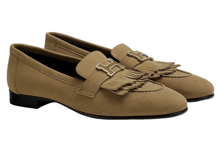 Shop (W) (女性用) エルメス ロイヤルローファー『ベルベットブラウン』H222068Z-BK H222068Z-BK