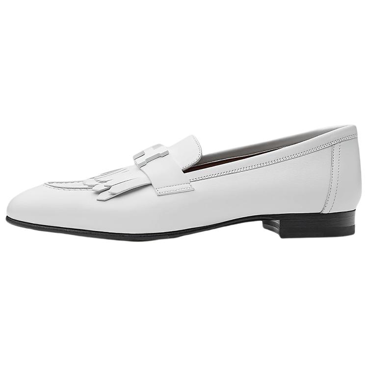 (Women) HERMES Royal Loafer 'White Calfskin' H221276Z-92