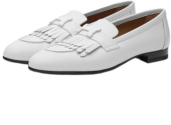 HERMES 愛馬仕 Royal 小牛皮樂福鞋 女款 白 Lookbook HERMES 愛馬仕 Royal 小牛皮樂福鞋 女款 白