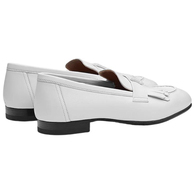 Purchase HERMES 愛馬仕 Royal 小牛皮樂福鞋 女款 白