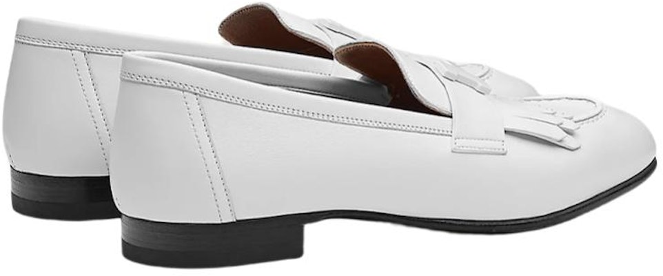 HERMES 愛馬仕 Royal 小牛皮樂福鞋 女款 白 Purchase HERMES 愛馬仕 Royal 小牛皮樂福鞋 女款 白