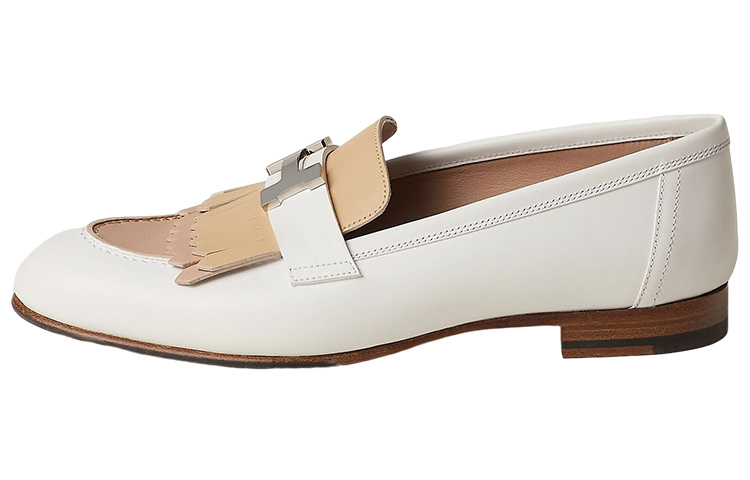 (Women) HERMES Royal Loafer 'White Leather' H181070Z-BN