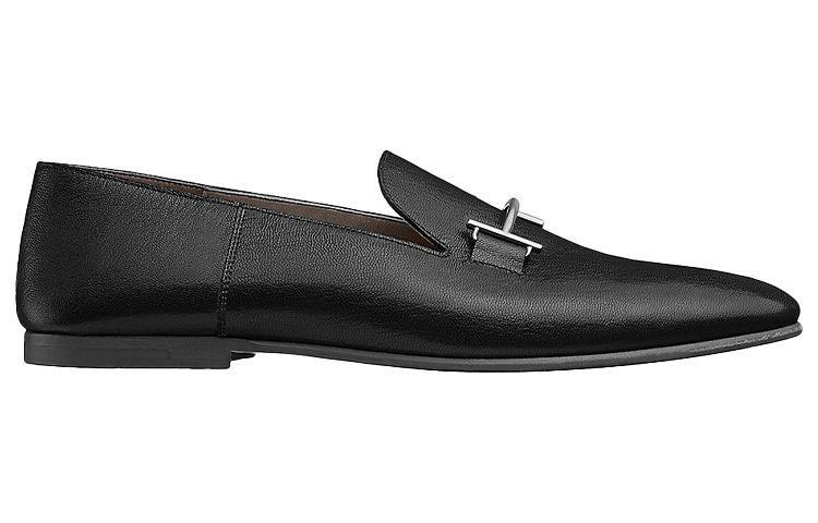 (W) HERMES Saga Loafer 'Black Palladium Detail' 圖 2