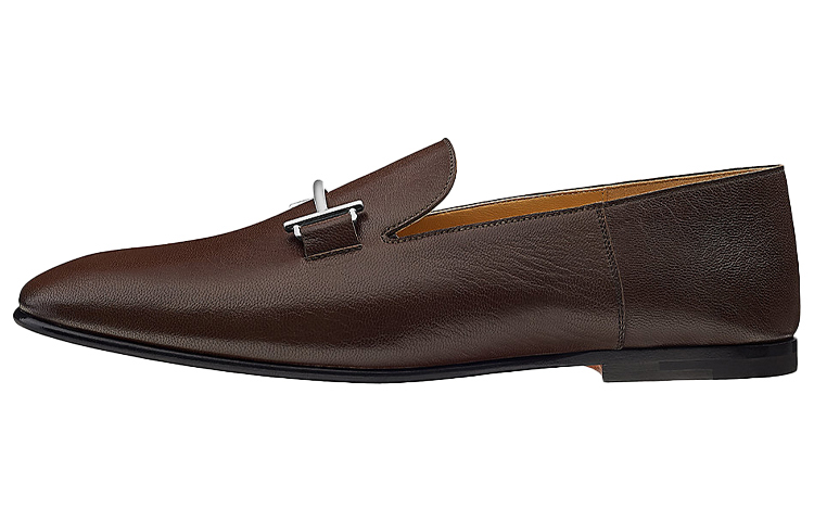 (Women) HERMES Saga Loafer 'Chocolate' H182301Z-AD8