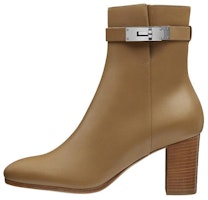 Buy HERMES 愛馬仕 Saint Germain 小牛皮及踝短靴 女款 棕色