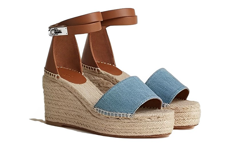 (W) HERMES Sandal 'Blue' 圖 2