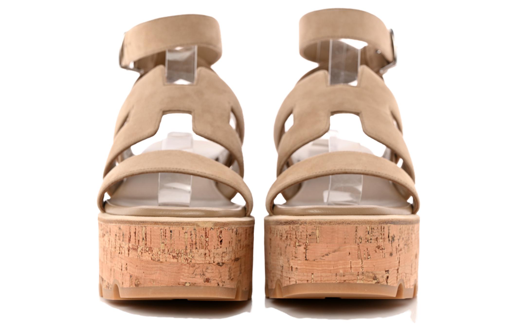 (W) HERMES Sandal 'Havane Beige' 圖 4