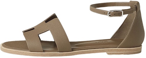 (Women) HERMES Santorini 'Dark Brown Buckle' H182138Z-X3 (Women) HERMES Santorini 'Dark Brown Buckle' H182138Z-X3