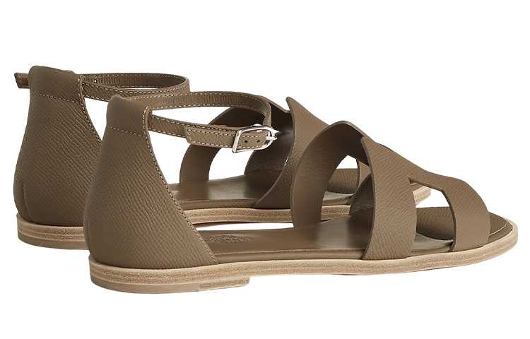 Purchase (W) HERMES Santorini 'Hebilla Marrón Oscuro' H182138Z-X3