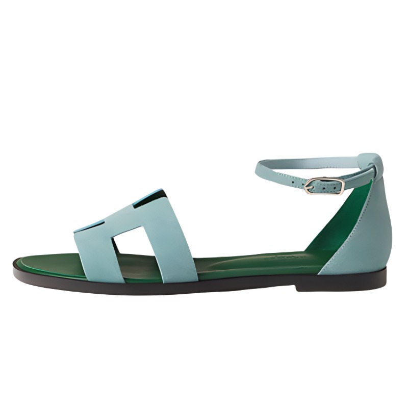 (Women) HERMES Santorini 'Sky Blue' H231228Z-6A