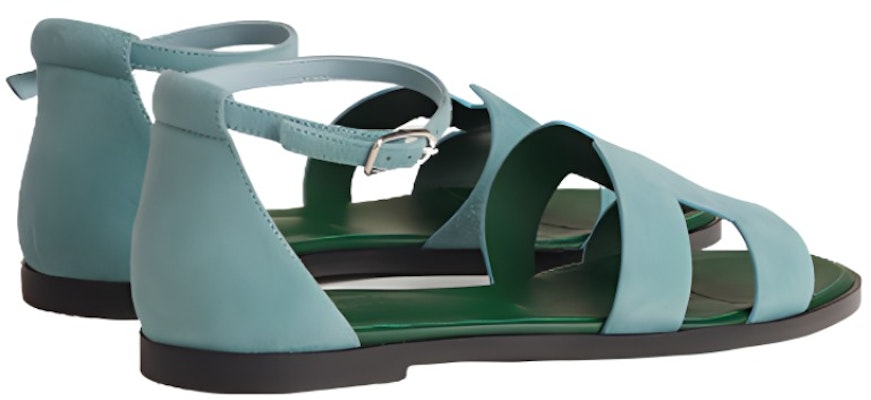 (Women) HERMES Santorini 'Sky Blue' H231228Z-6A Lookbook (Women) HERMES Santorini 'Sky Blue' H231228Z-6A