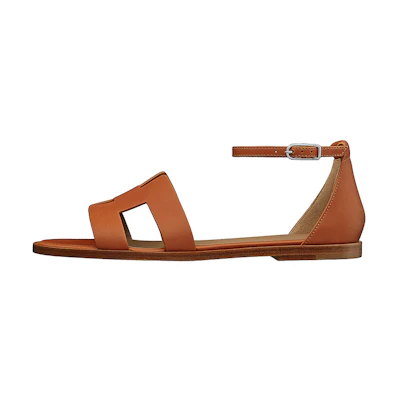 (W) HERMES Santorini Sandal 'Brown'
