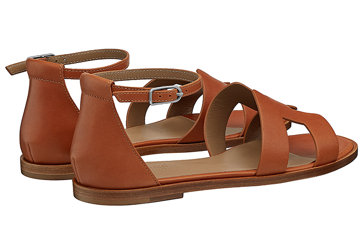 Shop (W) Sandalia HERMÈS Santorini 'Marrón' H211178Z-A3