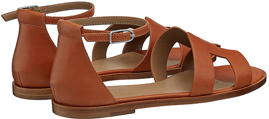 (W) Sandalia HERMÈS Santorini 'Marrón' H211178Z-A3 Shop (W) Sandalia HERMÈS Santorini 'Marrón' H211178Z-A3
