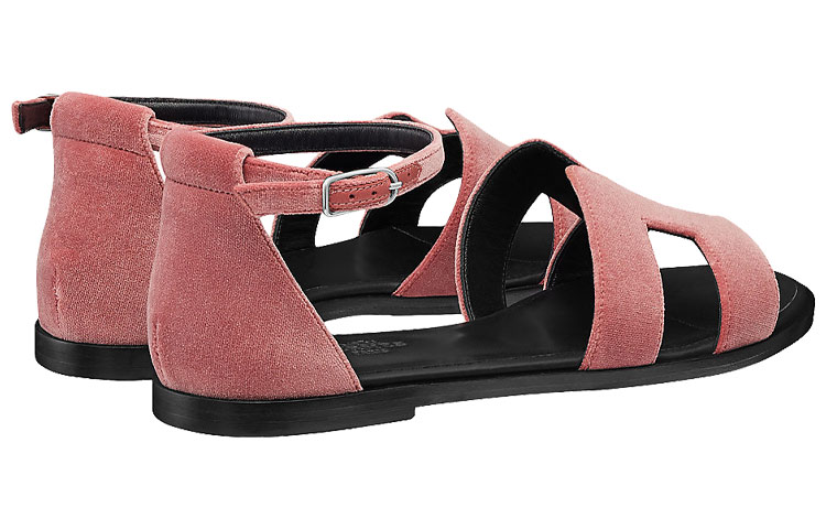 (W) HERMES Santorini Sandals 'Rosewood' 圖 5