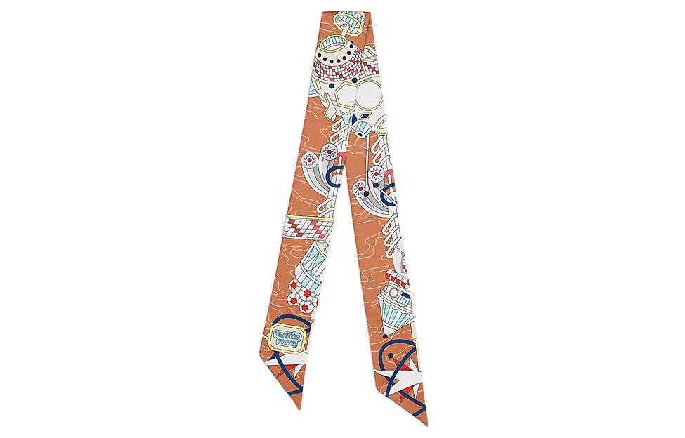 Order (Women) HERMES Scarf Odyssey Twilly  Black Silk Scarf. H063707S 07