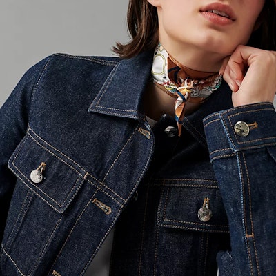 (Women) HERMES Scarf Odyssey Twilly Black Silk Scarf. H063707S 07 Lookbook (Women) HERMES Scarf Odyssey Twilly Black Silk Scarf. H063707S 07