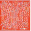 Buy (W) HERMES Scarf Merah Motif Alphabet Sutra. H003951S-03