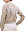 Lookbook (Women) HERMES Silk Print Long Sleeve Jacket Beige Apparel H4H2814DWF8